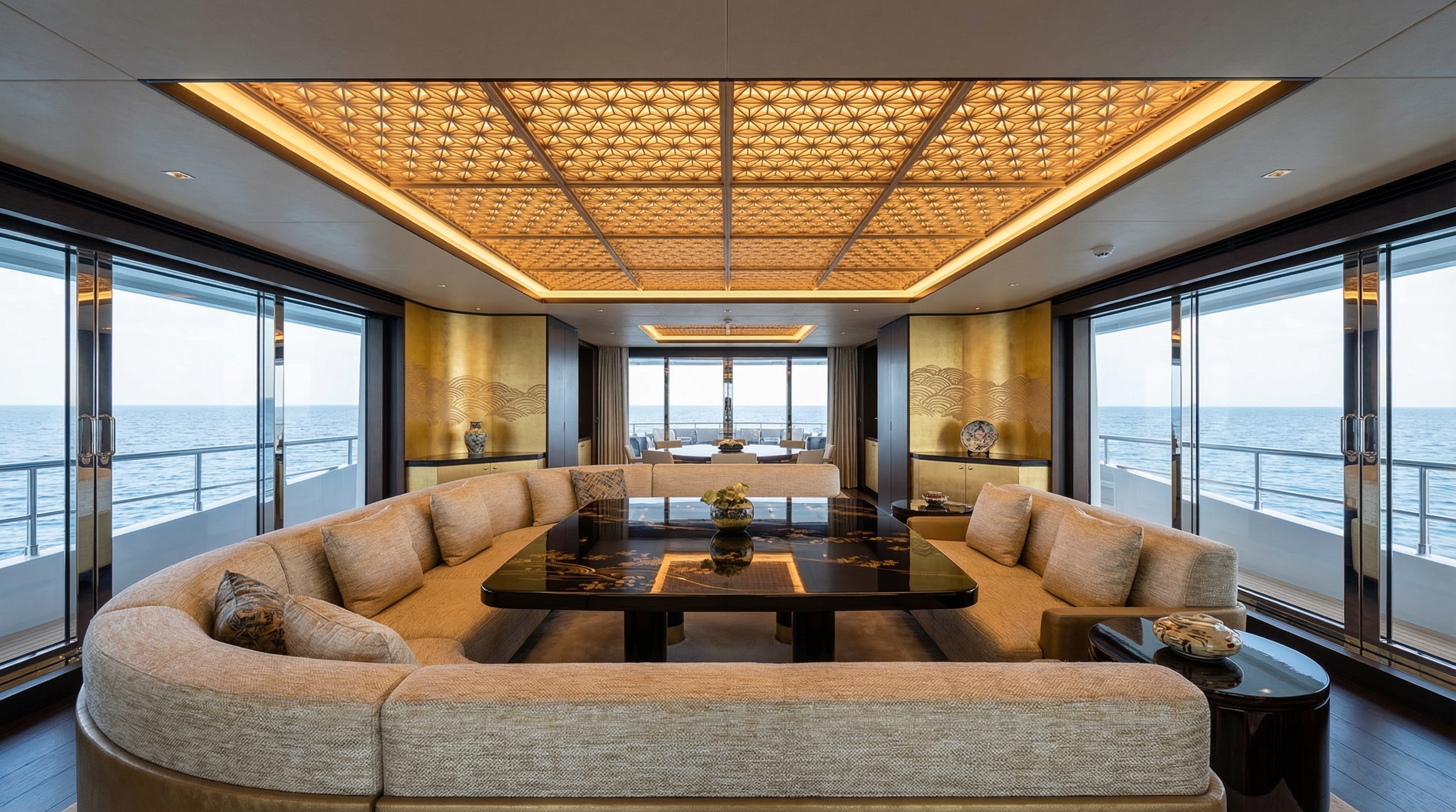 クルーザー内装 — ラウンジ